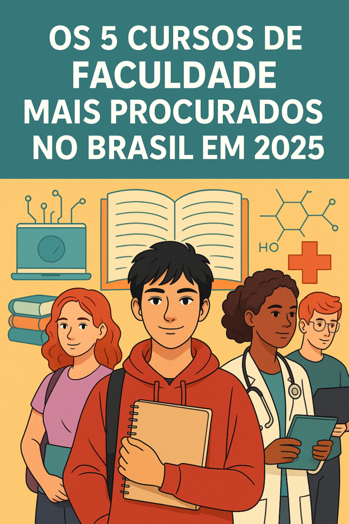 Cursos mais procurados em 2025